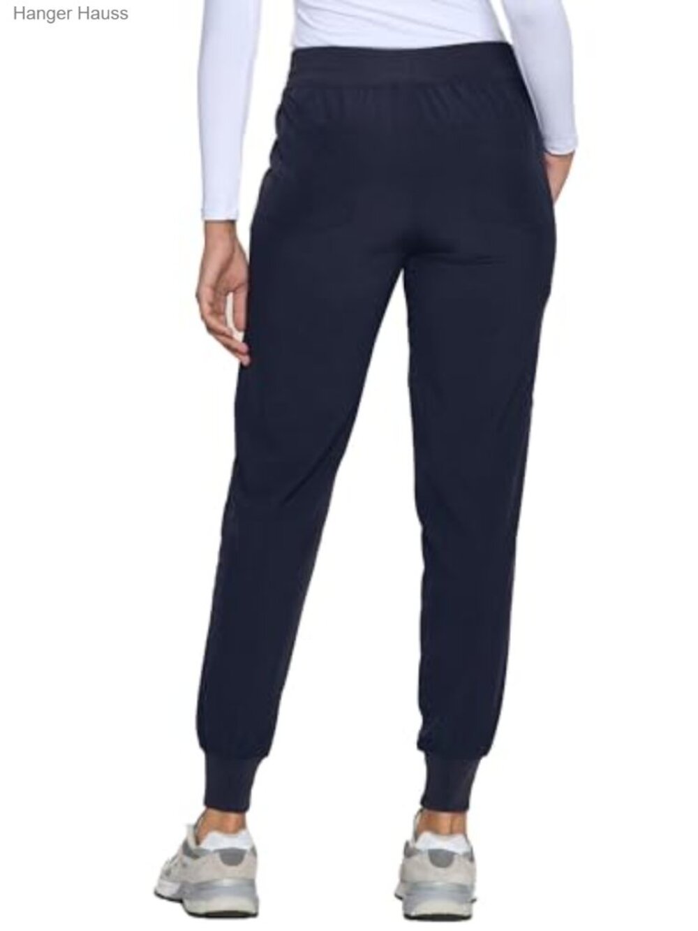Soft Stretch Scrub Pants with 5 Pockets, Slim Fit Jogger Style - Picture 3 of 6